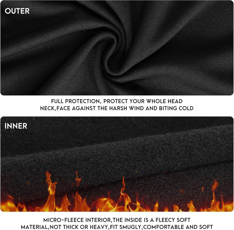 Eyegla Balaclava Ski Mask for Men Cold Weather,Winter Thermal Face Mask Women for Snowboarding Motorcycle Cycling - Image 4